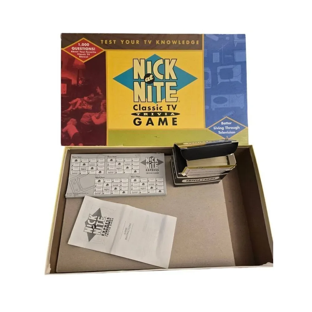 Nick At Nite Classic TV Trivia Game 1998